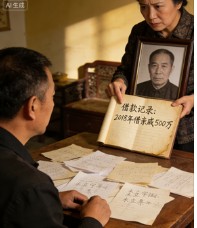 男子借钱未立自据，去世后家属发现帐本追债